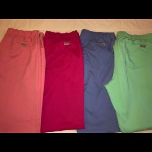 Grey’s Anatomy Scrubs Bottoms Pants Bundle Large